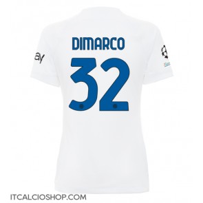 Inter Milan Federico Dimarco #32 Seconda Maglia Femmina 2023-24 Manica Corta